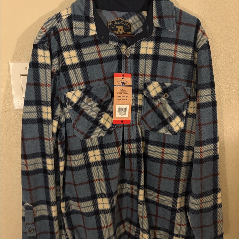 Pendleton Navy and Gray Plaid Shirt